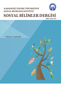 Karadeniz Teknik Üniversitesi Sosyal Bilimler Enstitüsü Sosyal Bilimler Dergisi