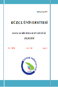 Düzce Üniversitesi Sosyal Bilimler Dergisi